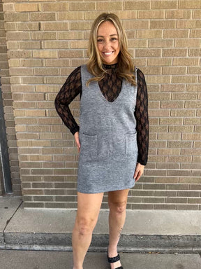 Charcoal Knit Jumper