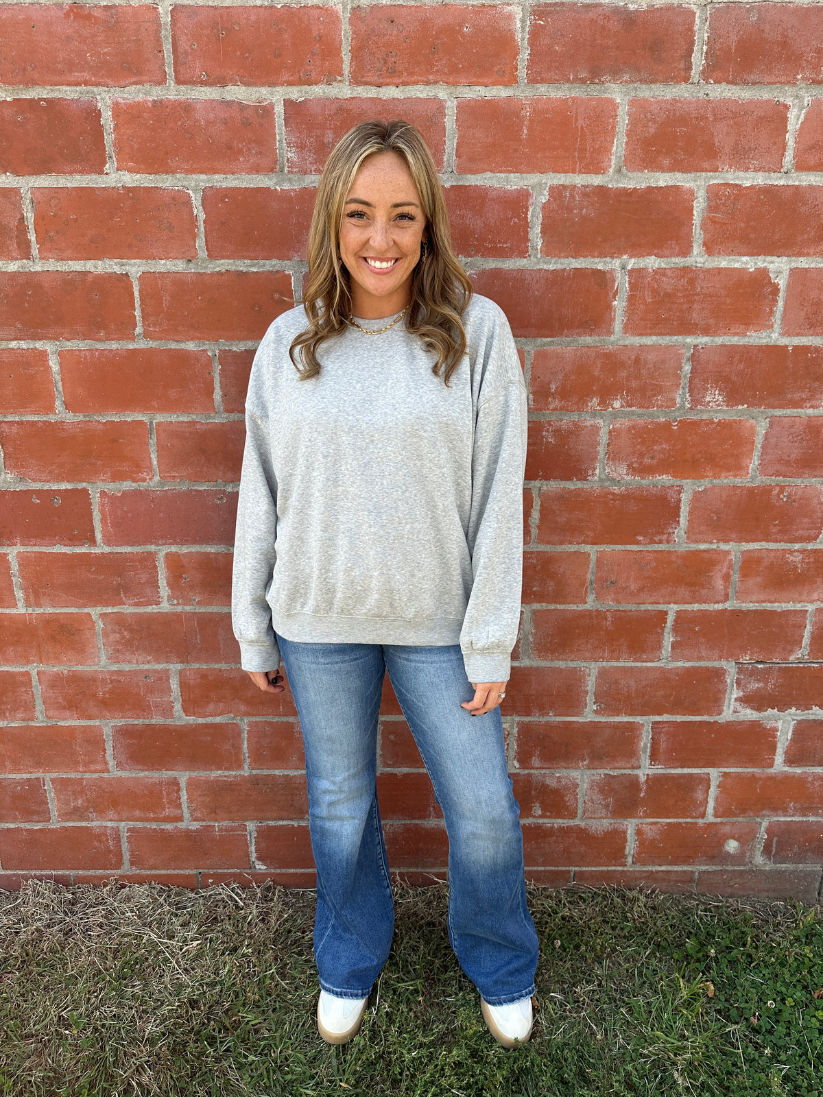 Oversized Lounge Crewneck - Gray
