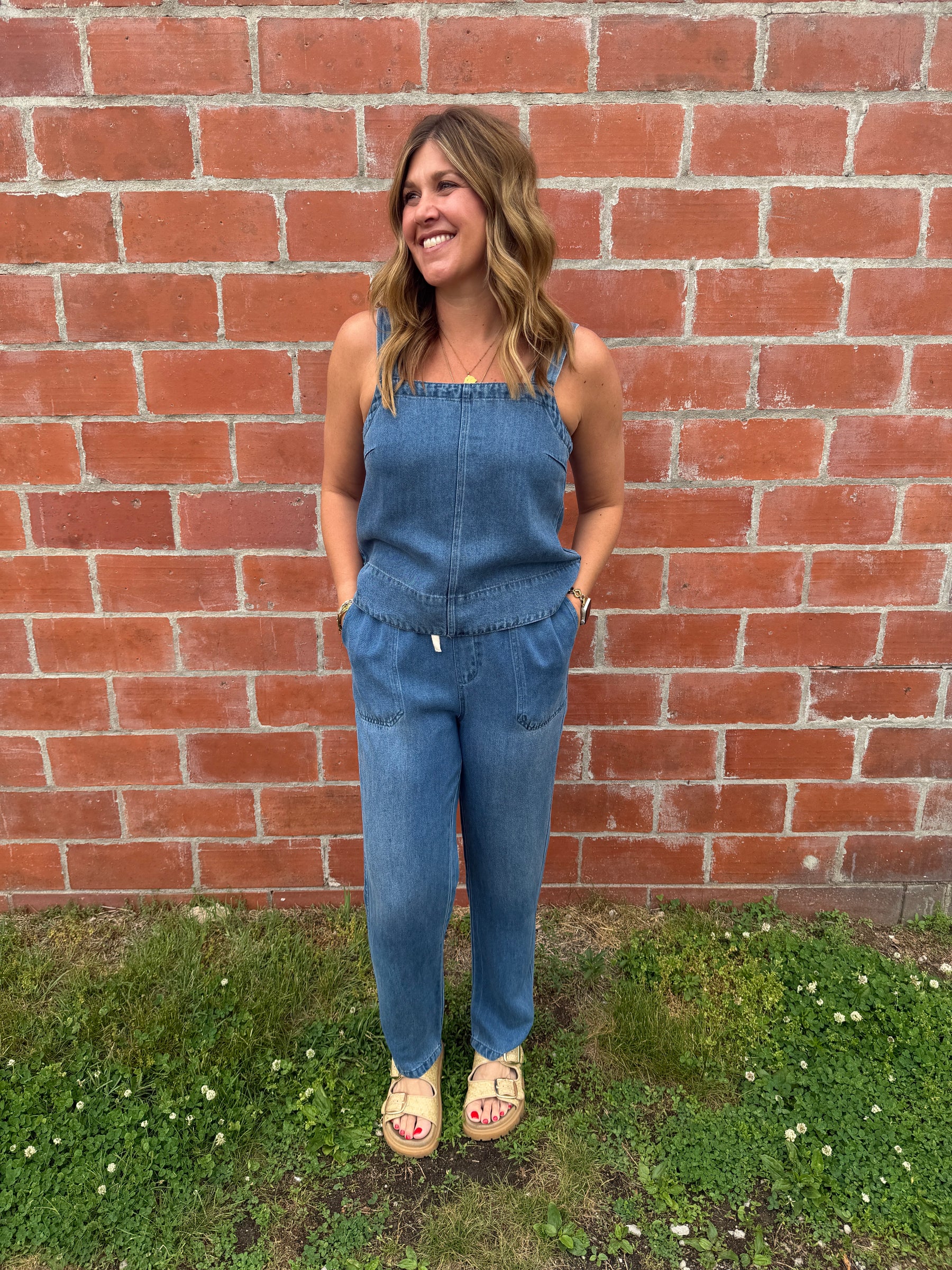 Maelis Denim Tank