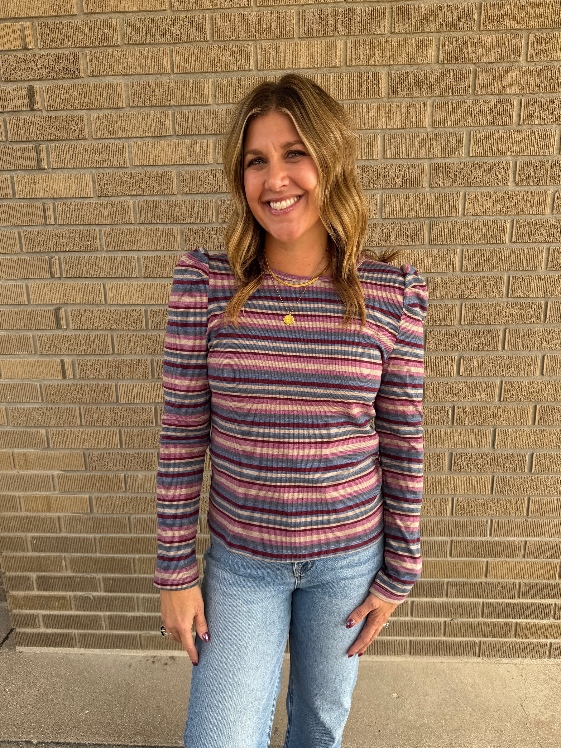 Multicolor Stripe Top