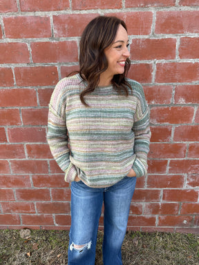 Multicolor Knit Sweater