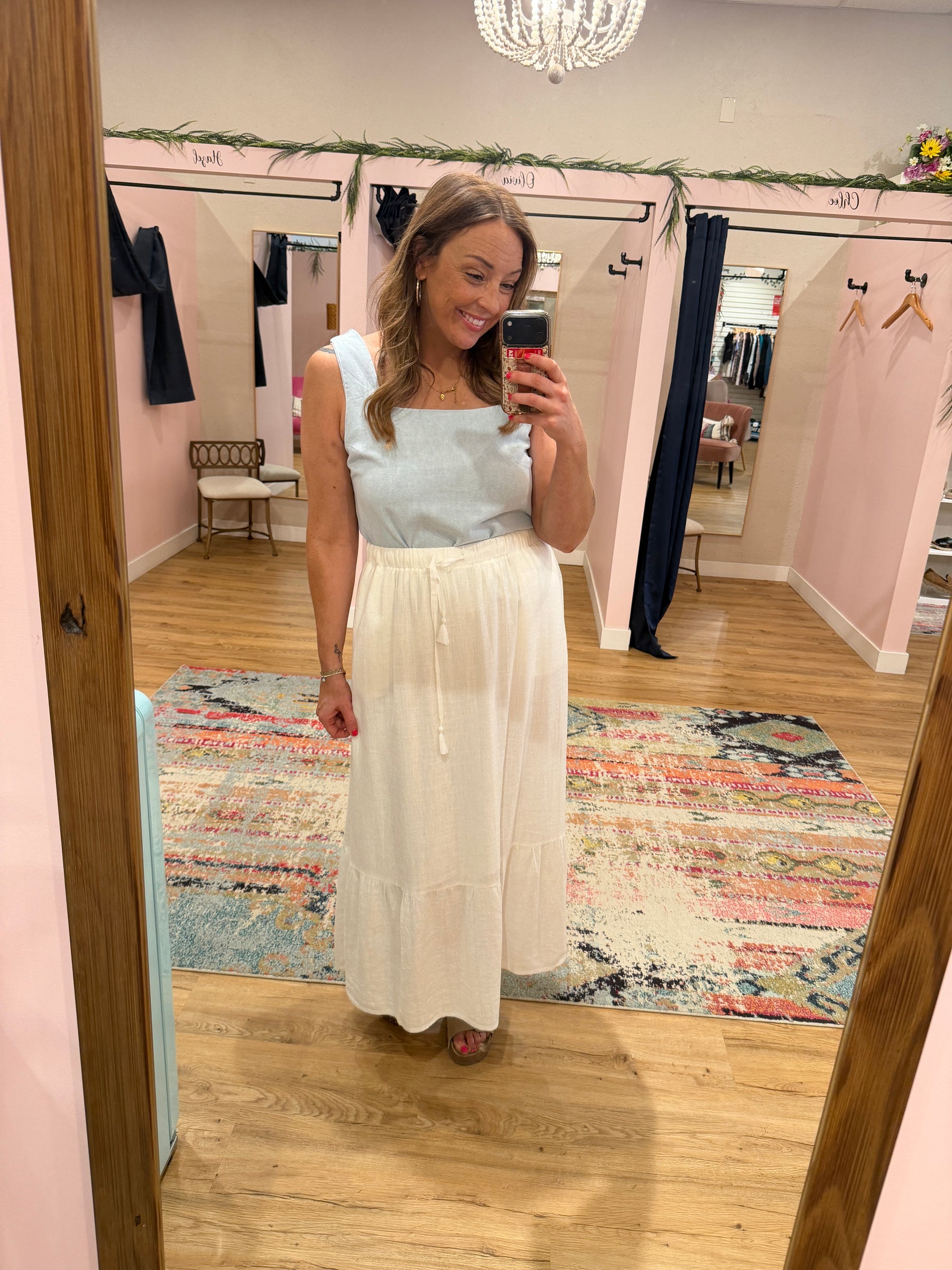 Isla Denim Tank