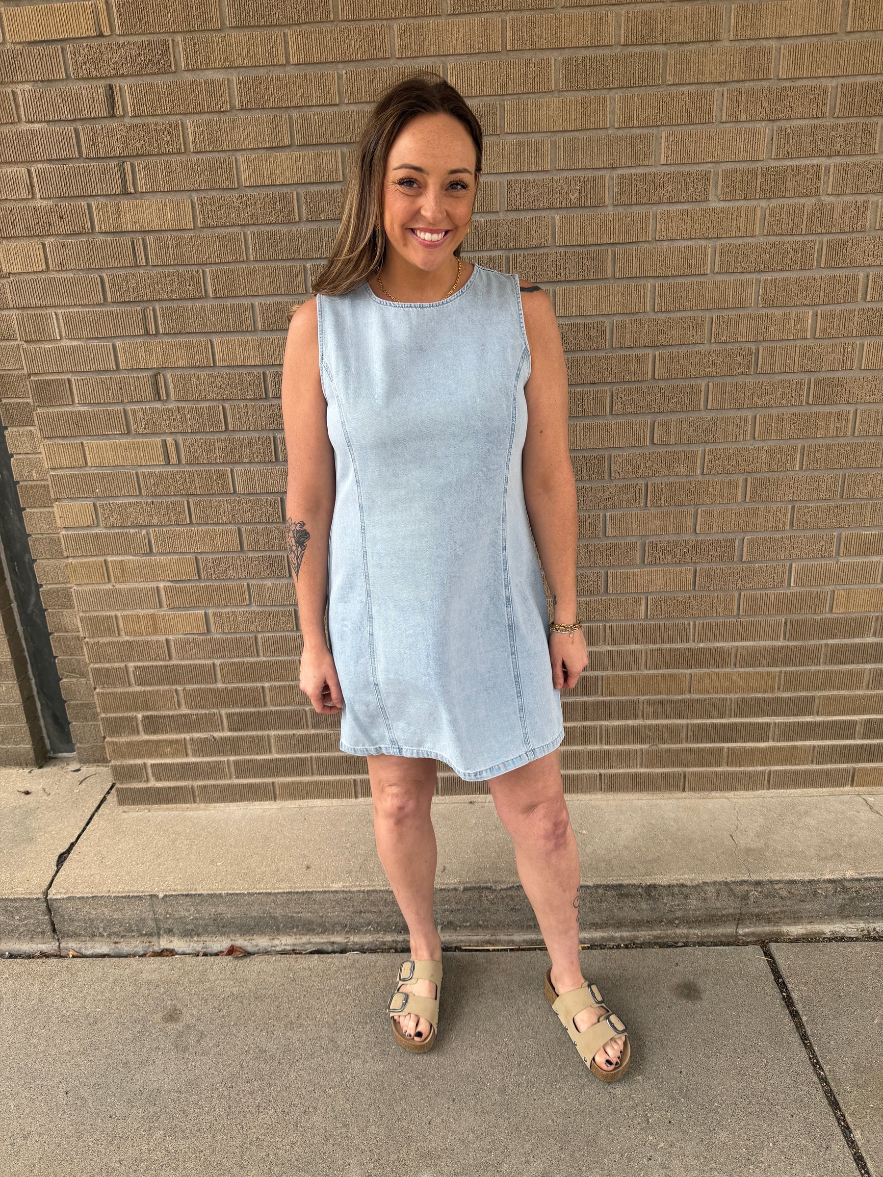 Dahlia Denim Dress