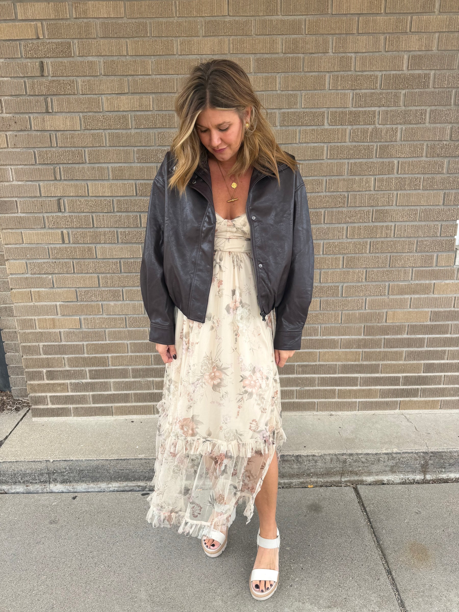Romantic Fall Floral Dress