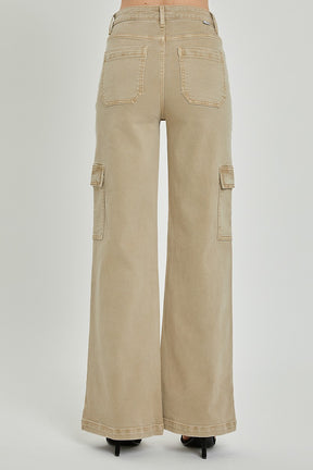 Khaki Cargo Jeans