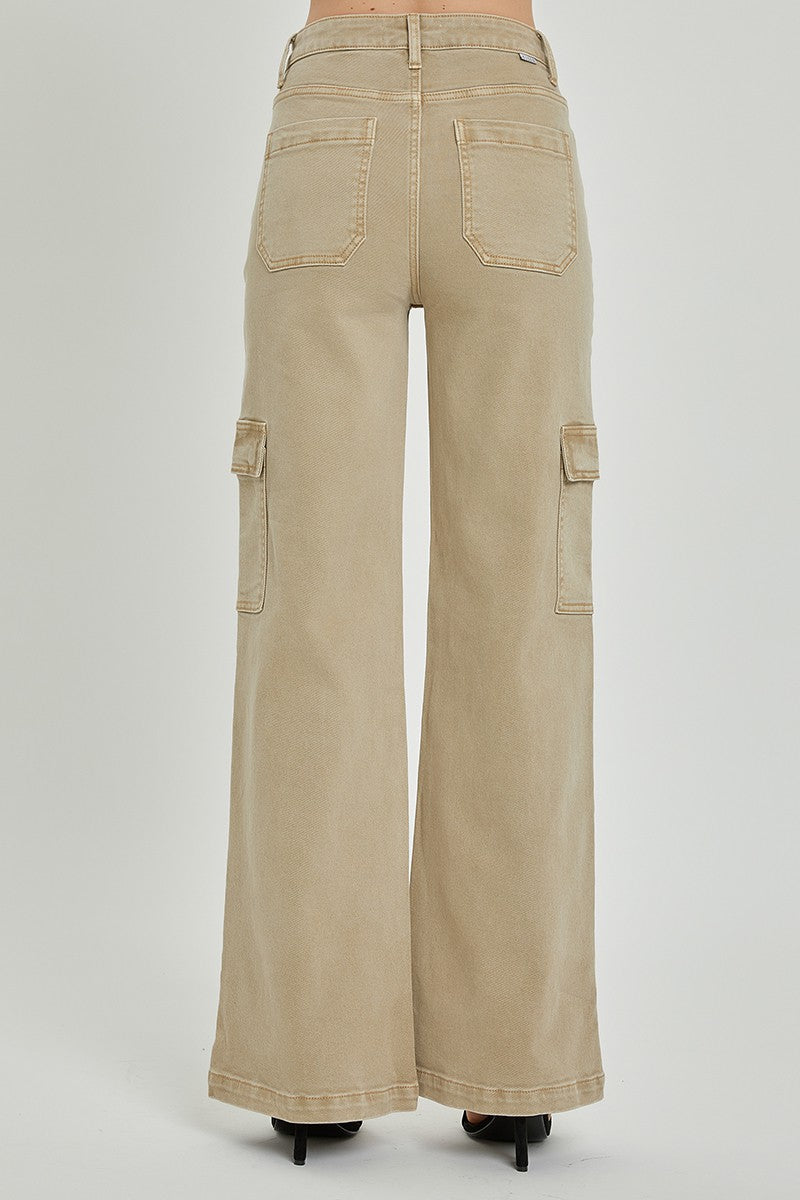 Khaki Cargo Jeans