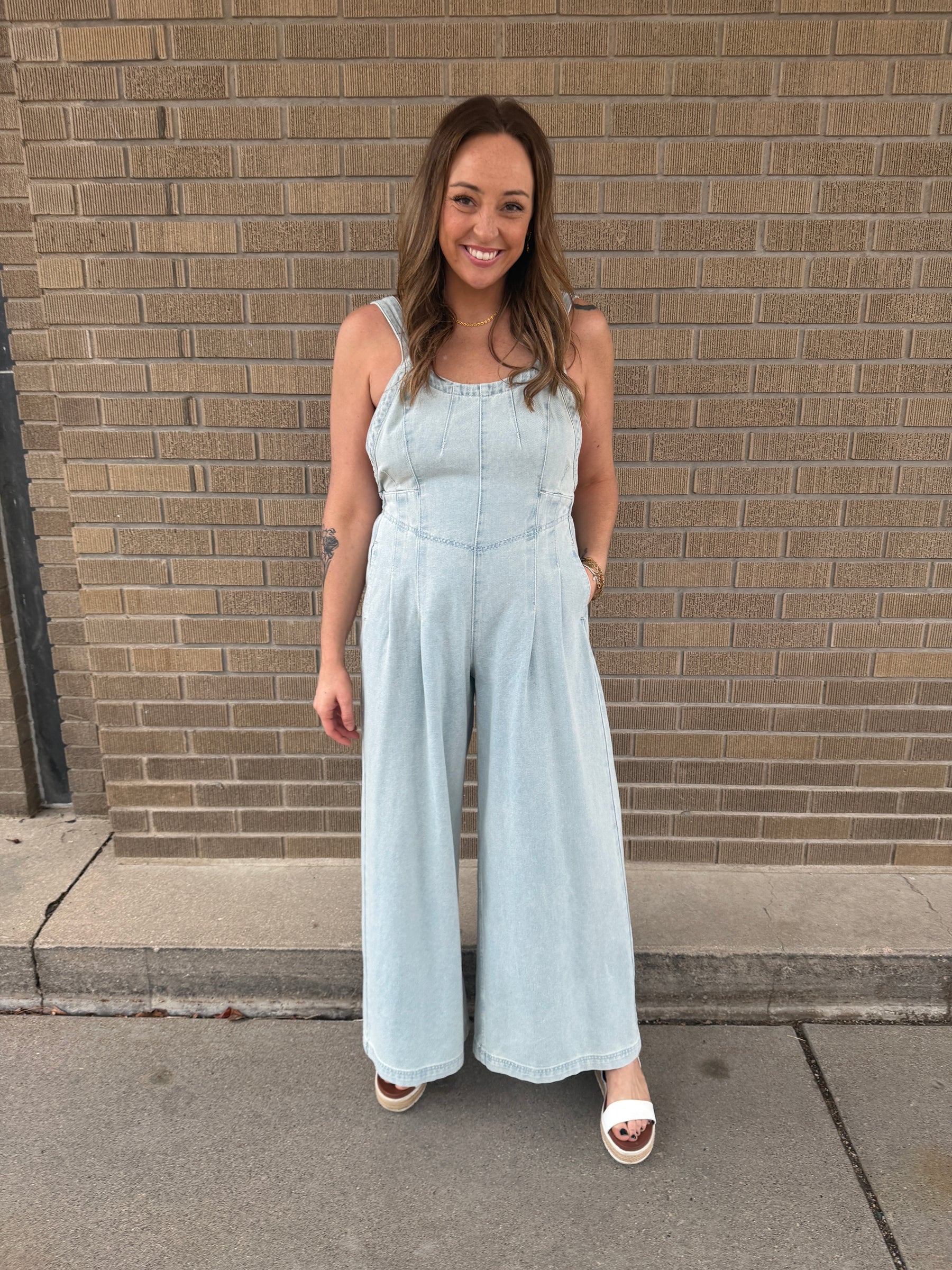 That One Denim Jumpsuit