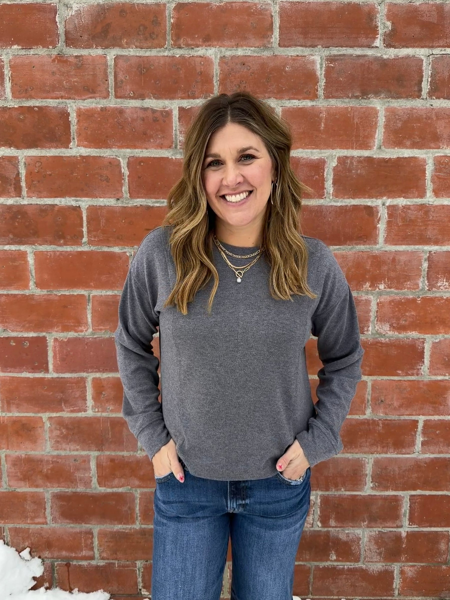 Janie Top - Obsidian