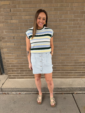 Sky Sweater Top