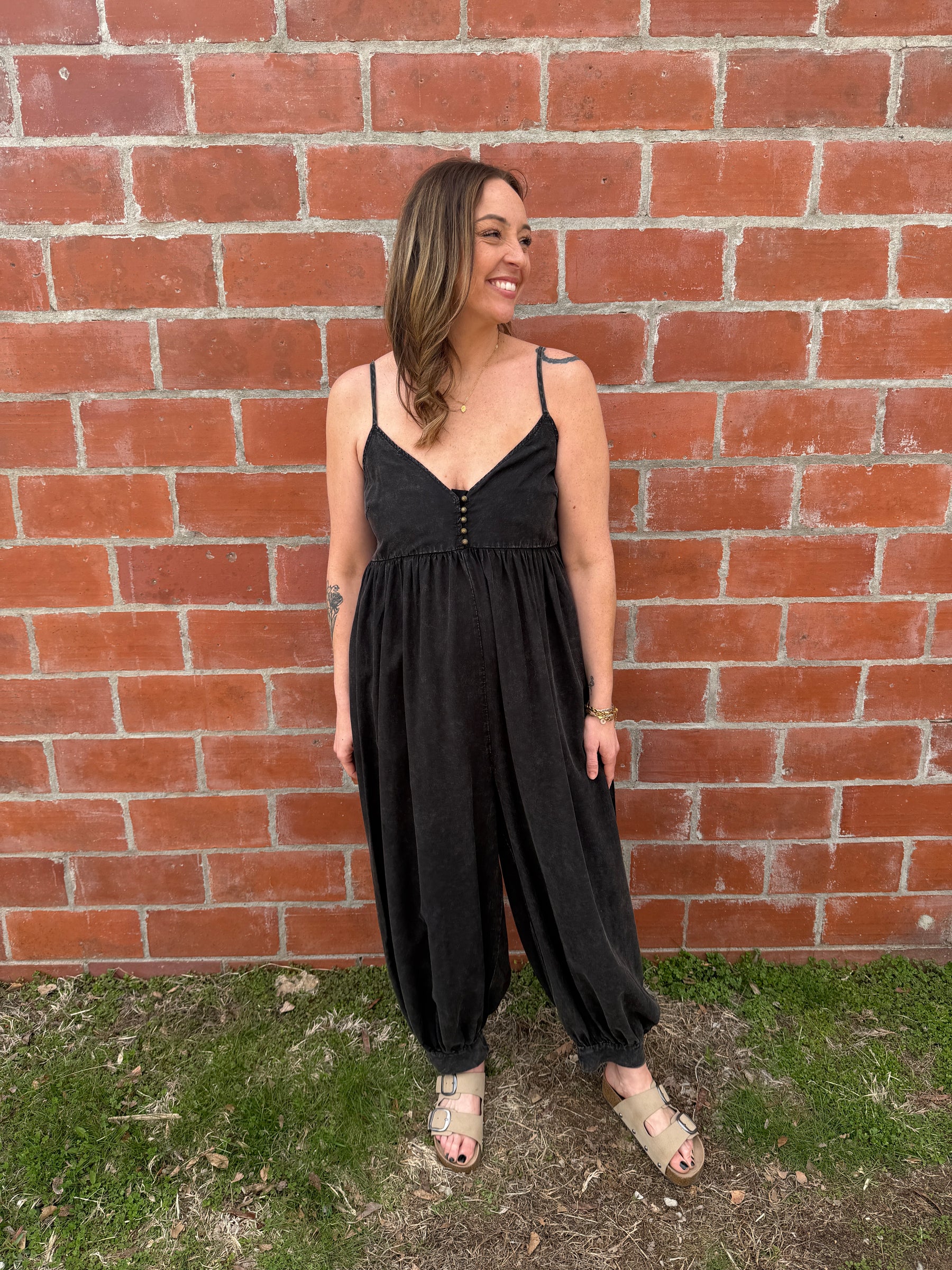 Ash Black Jumpsuit