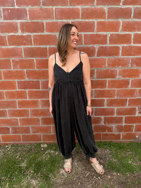 Ash Black Jumpsuit