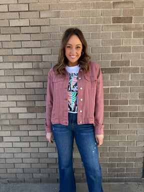 Jackie Jacket - Washed Rose