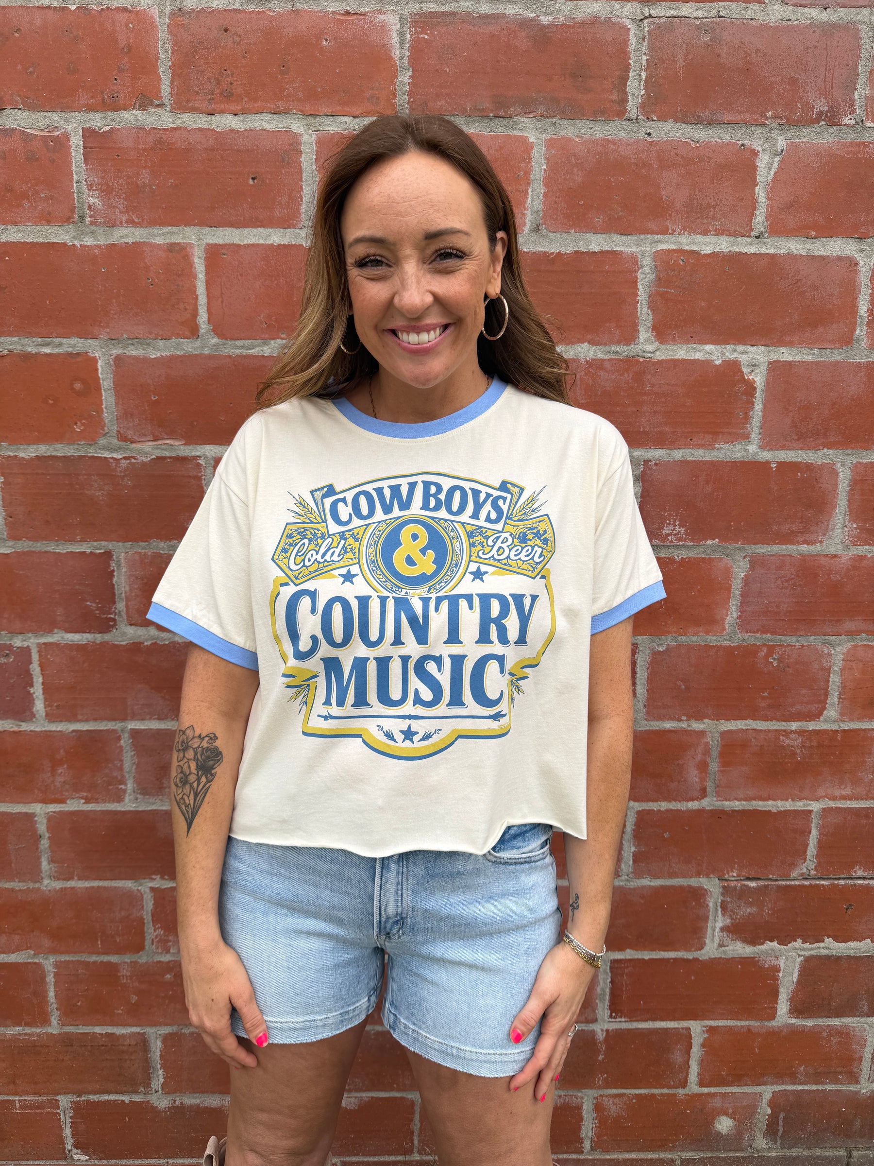 Cold Beers & Country Music Graphic Tee