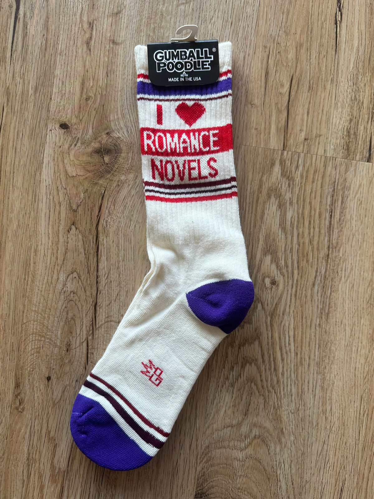 I Love Romance Novels Socks