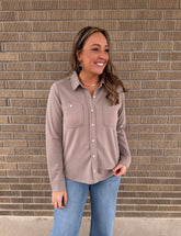 Mildred Shirt - Taupe