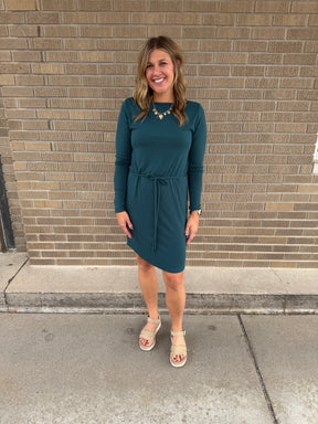 Cute and Casual Teal Dress