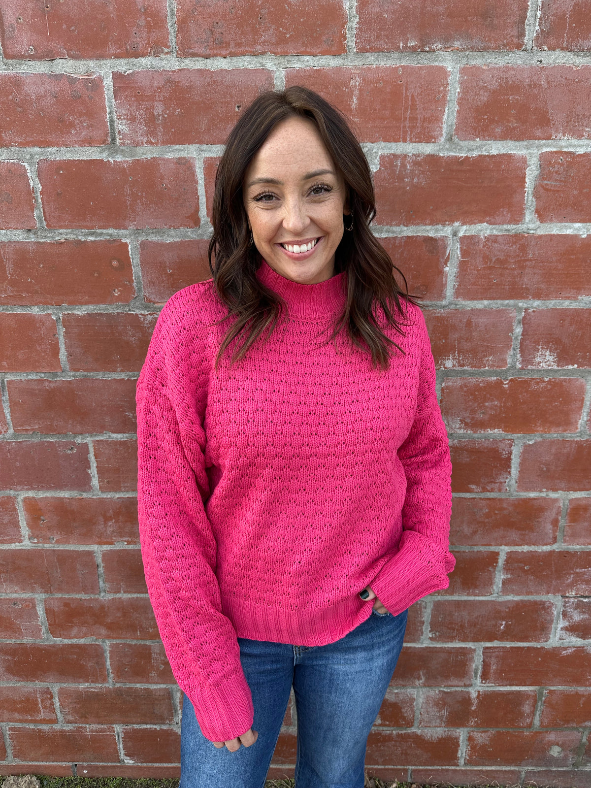 Pretty in Pink Sweater