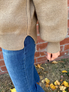 Wanna Snuggle Oversized Sweater - Mocha