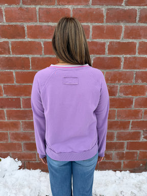 Pretty In Purple Pullover