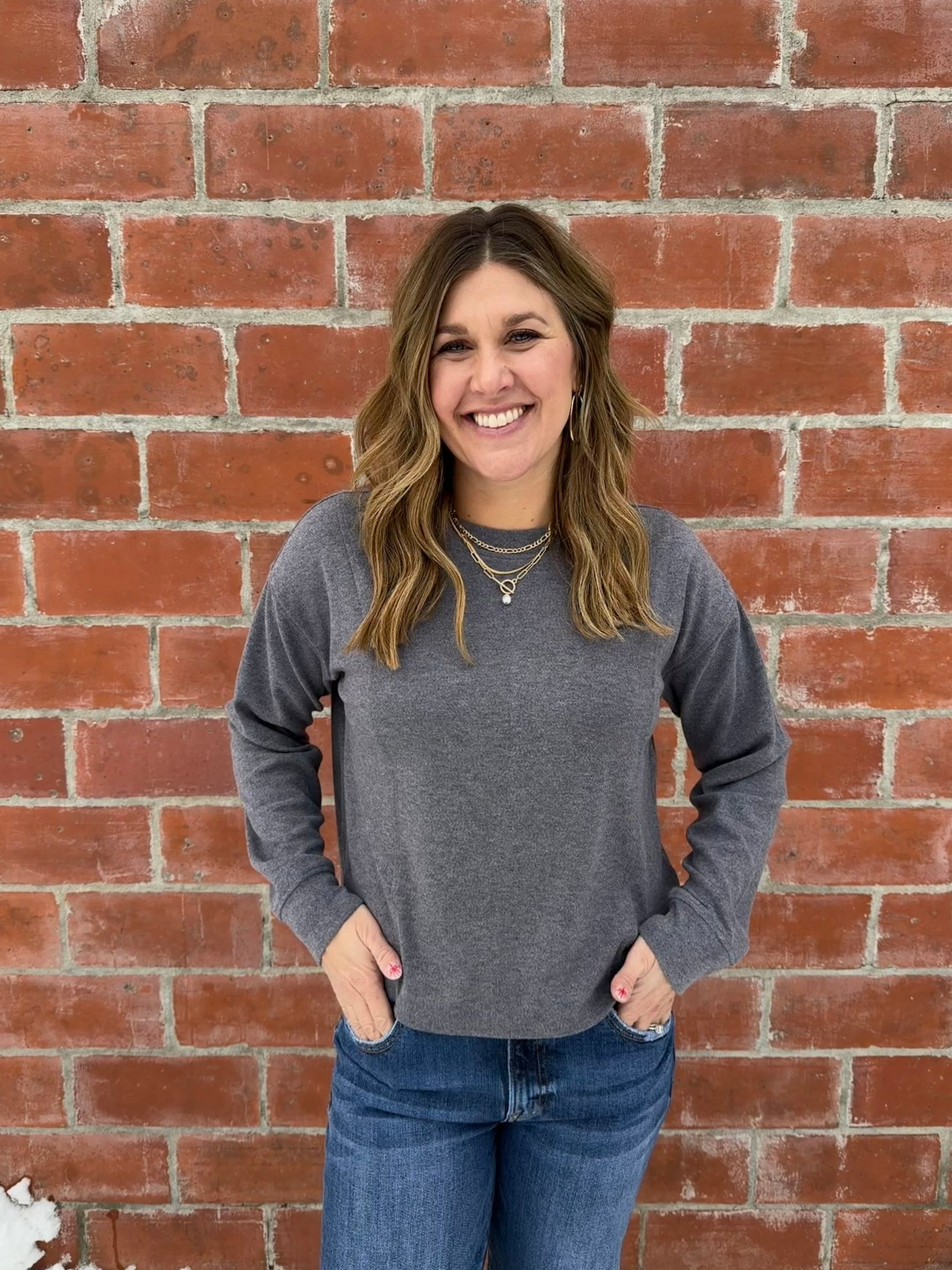 Janie Top - Obsidian