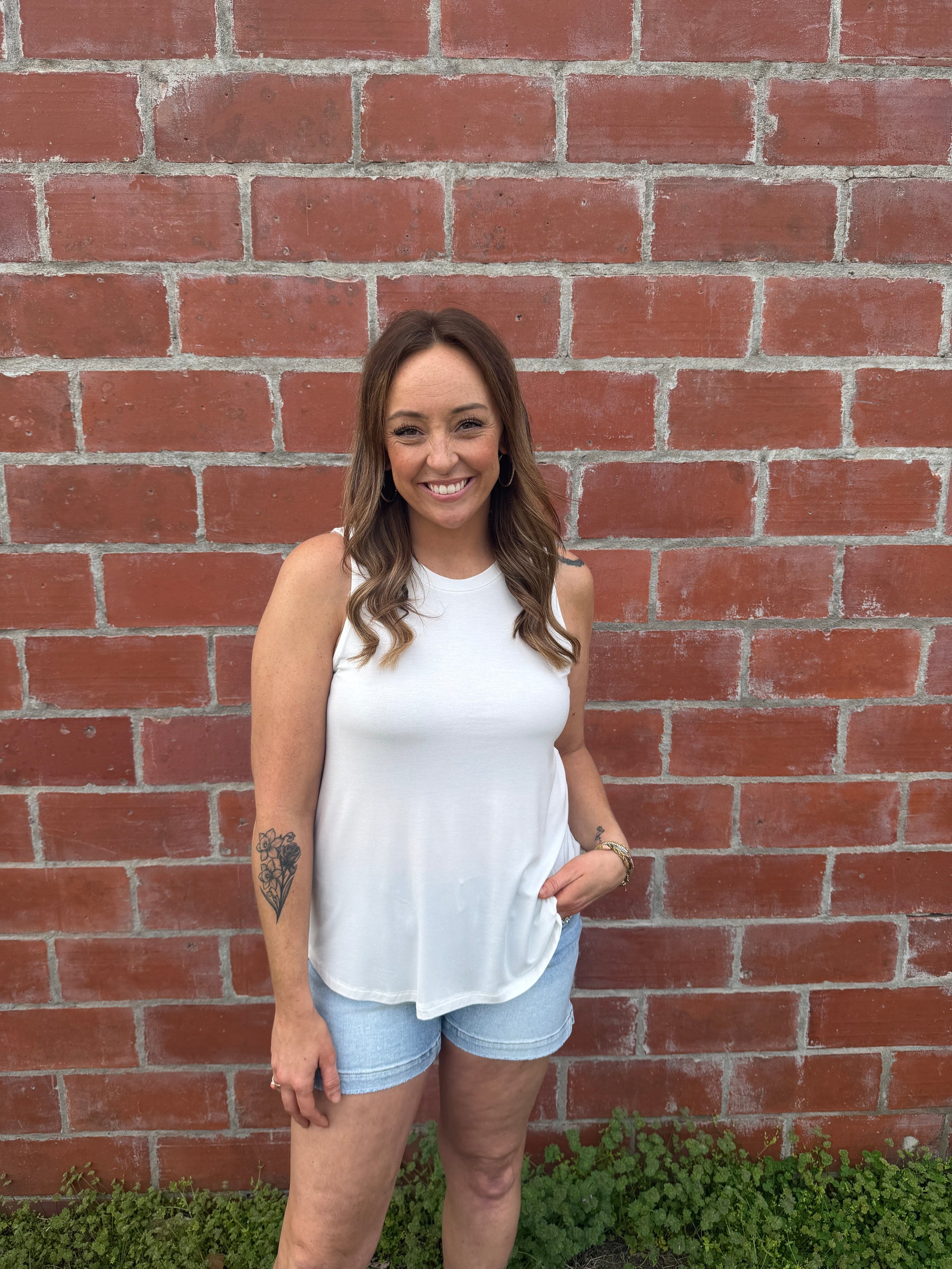 Everyday Basic Tank - White