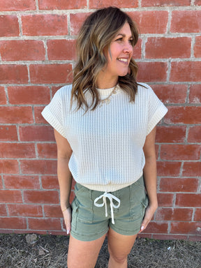 Perfect Waffle Knit Top