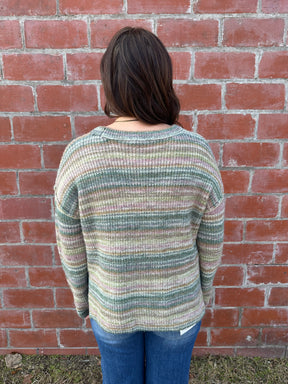 Multicolor Knit Sweater