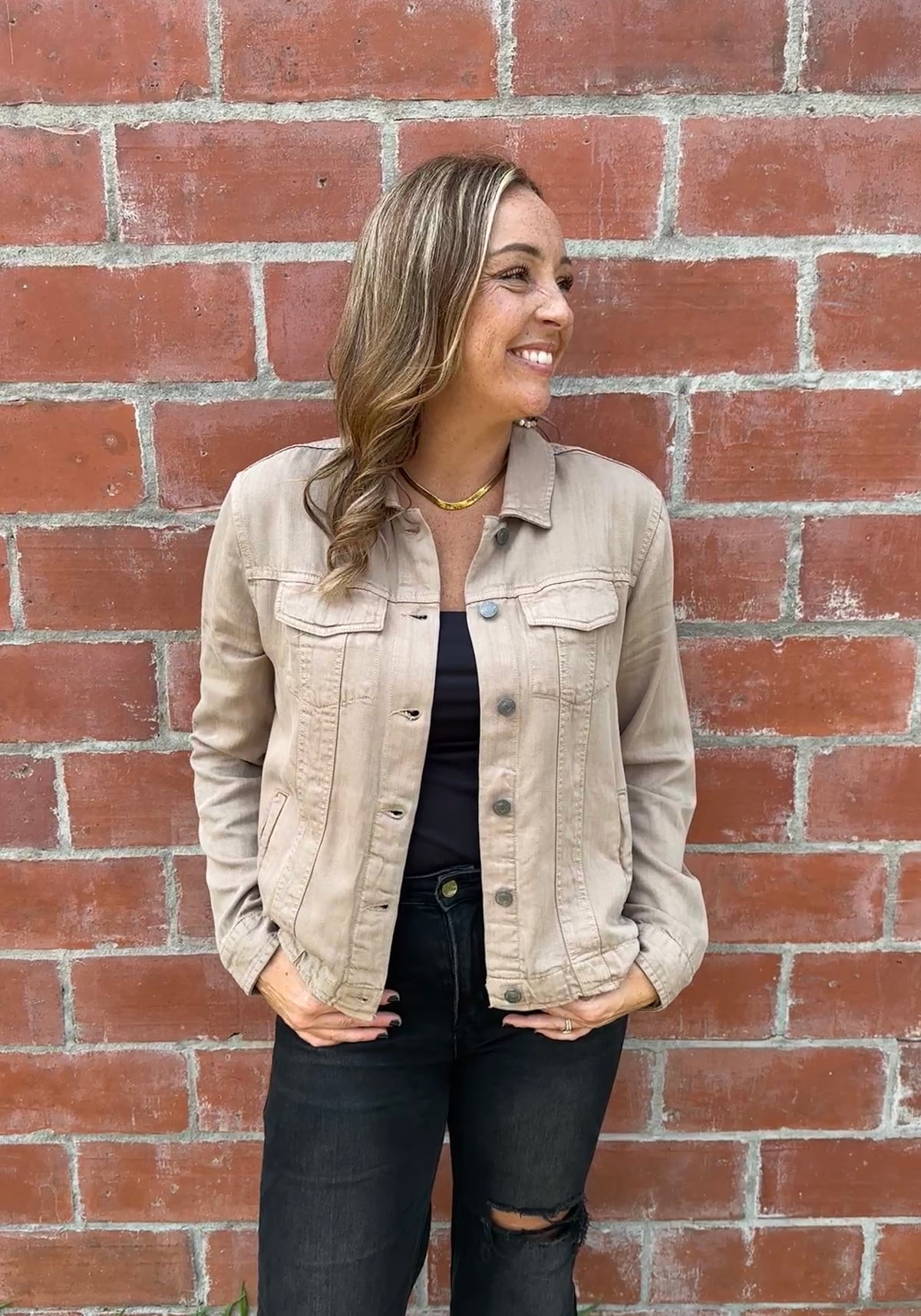 Jackie Jacket - Taupe
