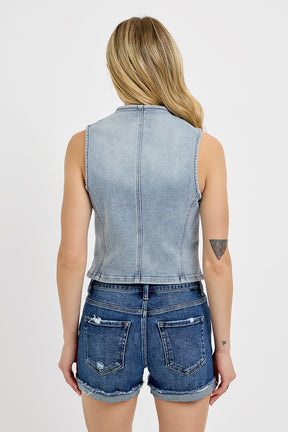 Let's Go Girls Denim Vest