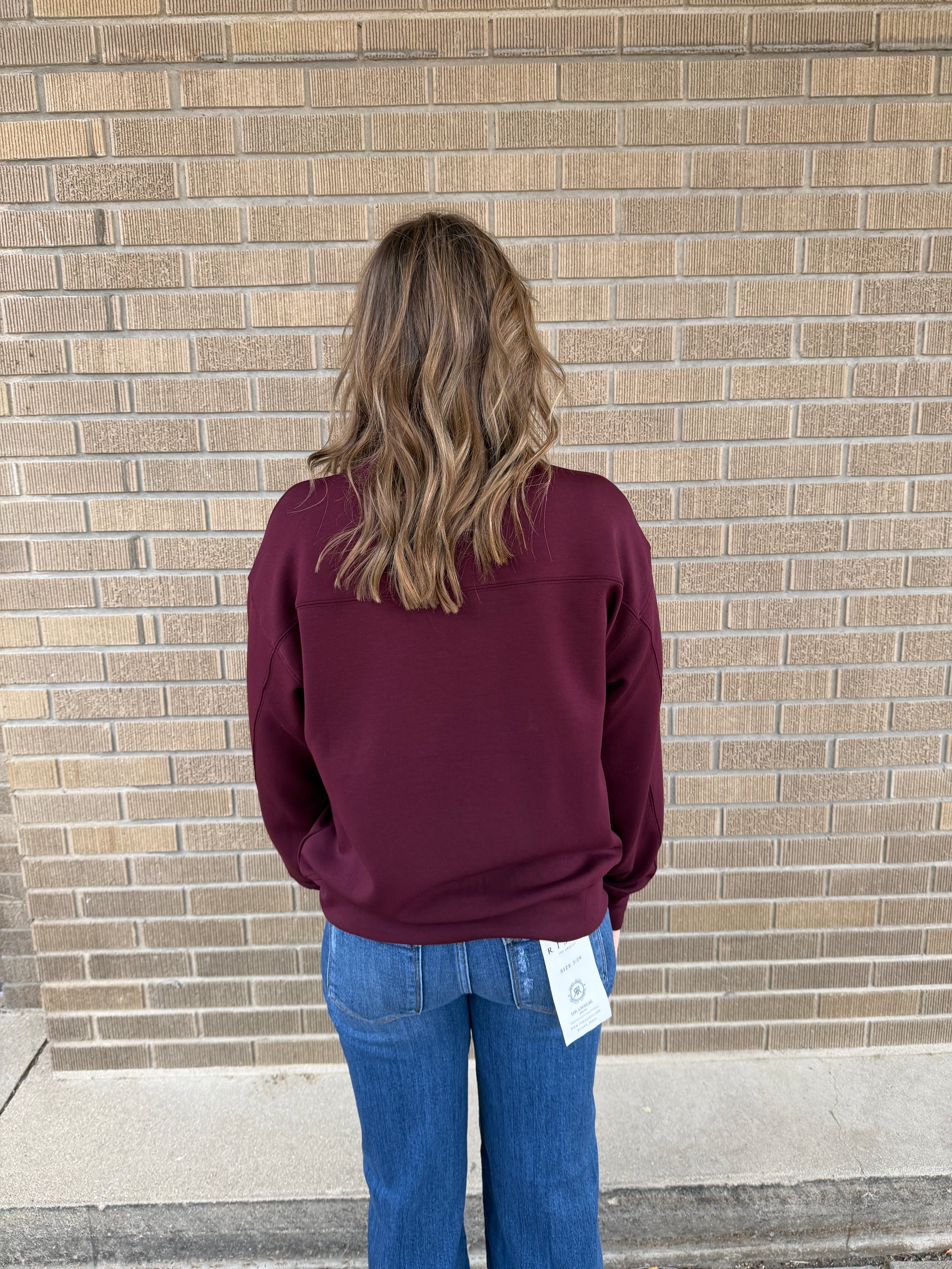 Modal Pullover - Dark Cherry