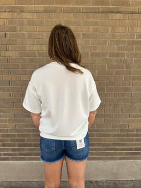 Buttery Soft Modal Tee - Cream