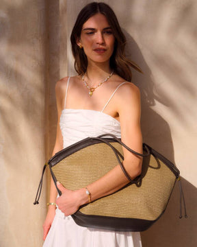 Raffia Large Tote