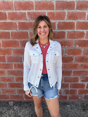 White Gauze Jacket