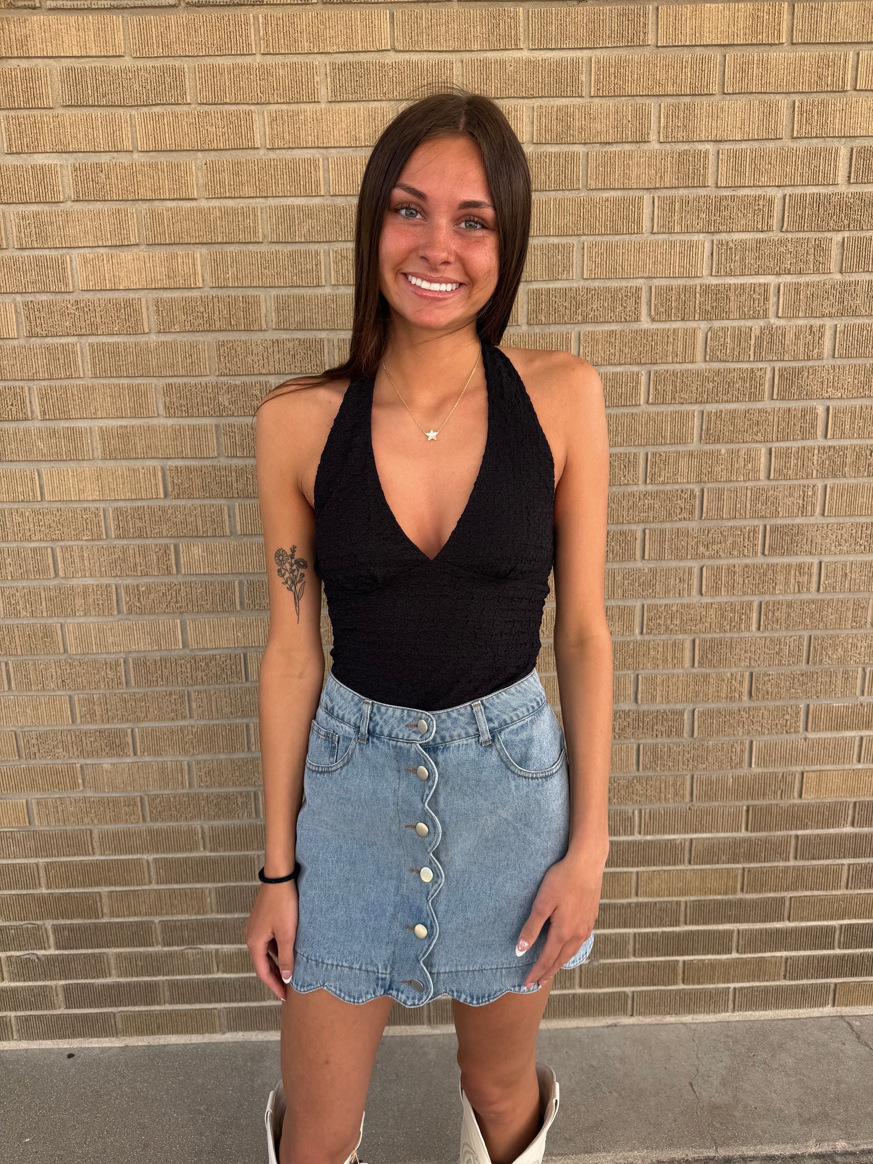 Lil Black Halter Top