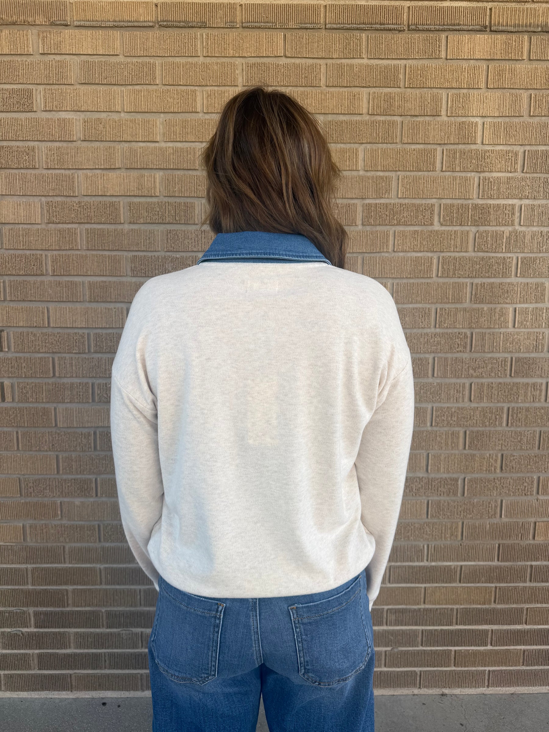 Crest Pullover - Heather Oatmeal