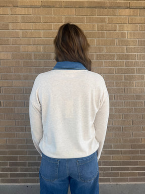 Crest Pullover - Heather Oatmeal