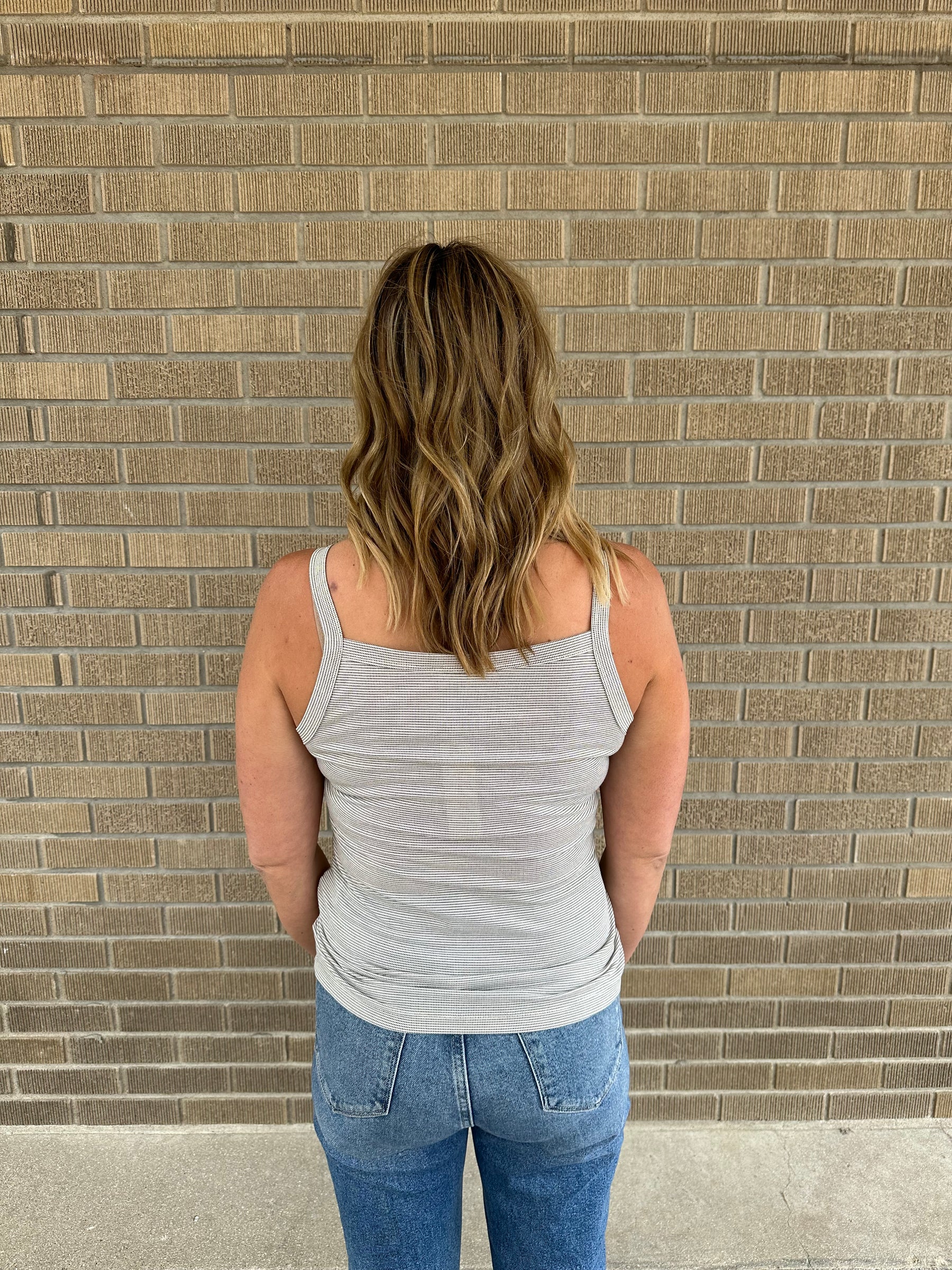 Neutral Split Neck Tank