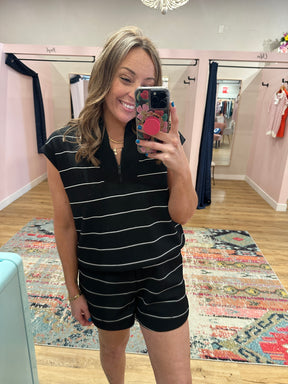 Modal Scuba Top - Stripe