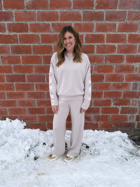 A Touch of Satin Top - Cream