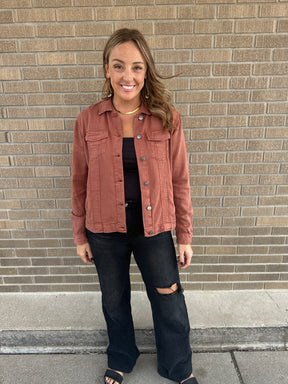 Jackie Jacket - Rustic Brown