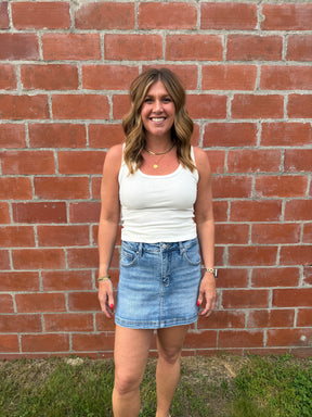 Risen Denim Skort