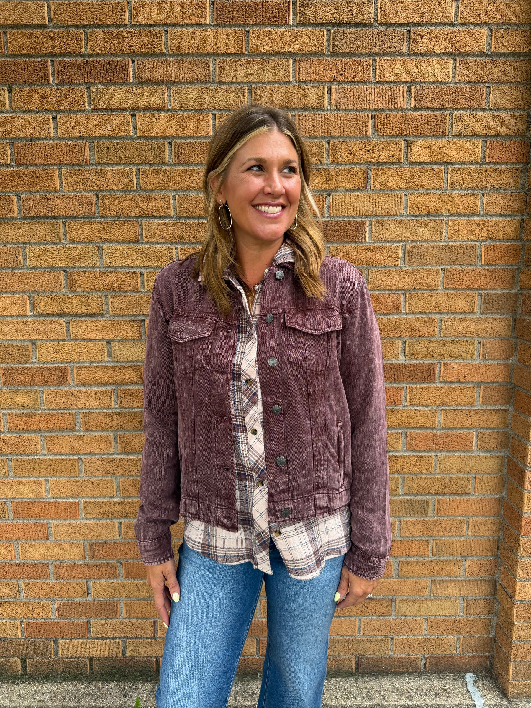 Jackie Jacket - Deep Mahogany