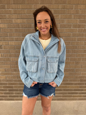 Light Denim Risen Jacket