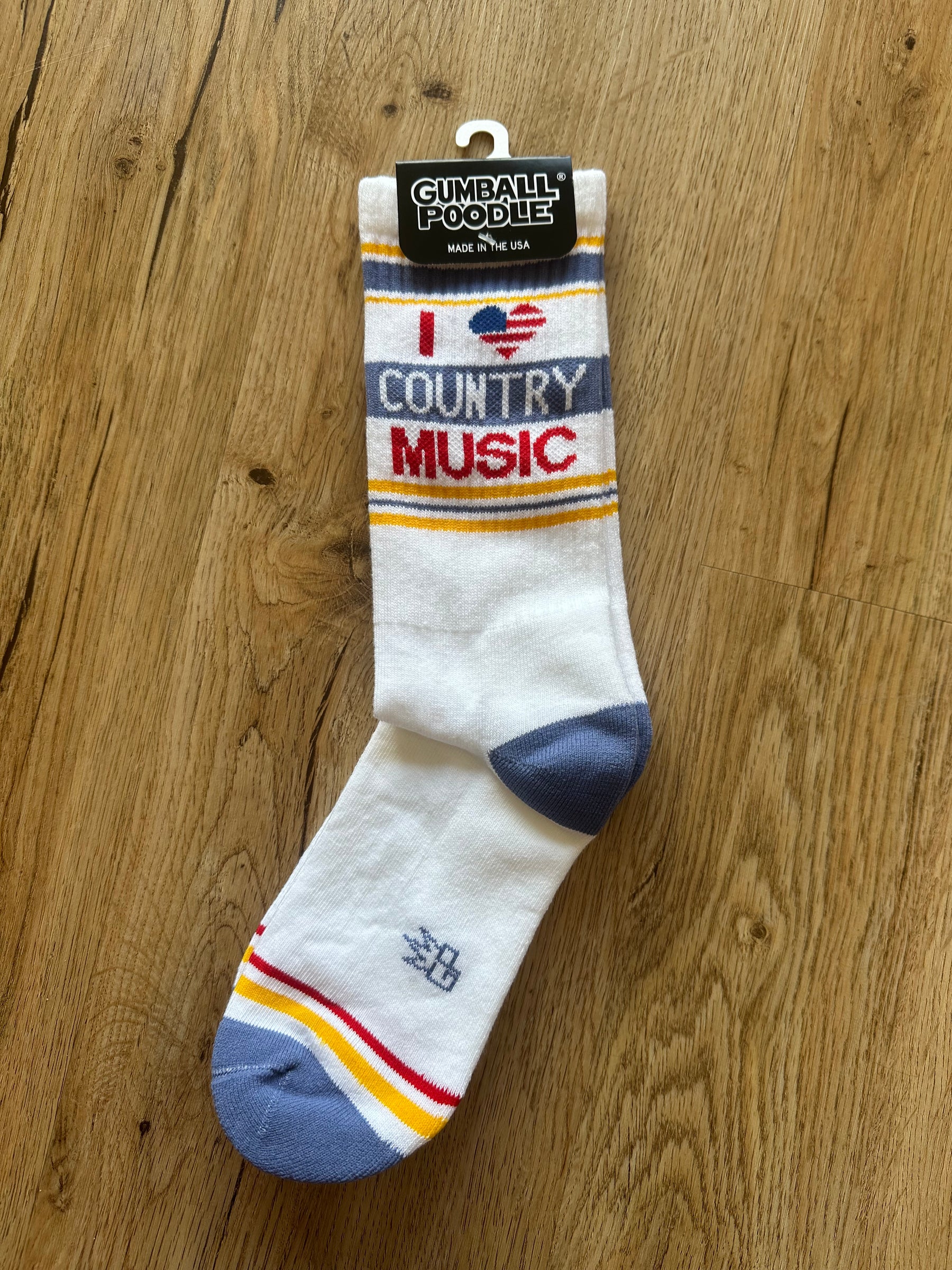 I Love Country Music Socks