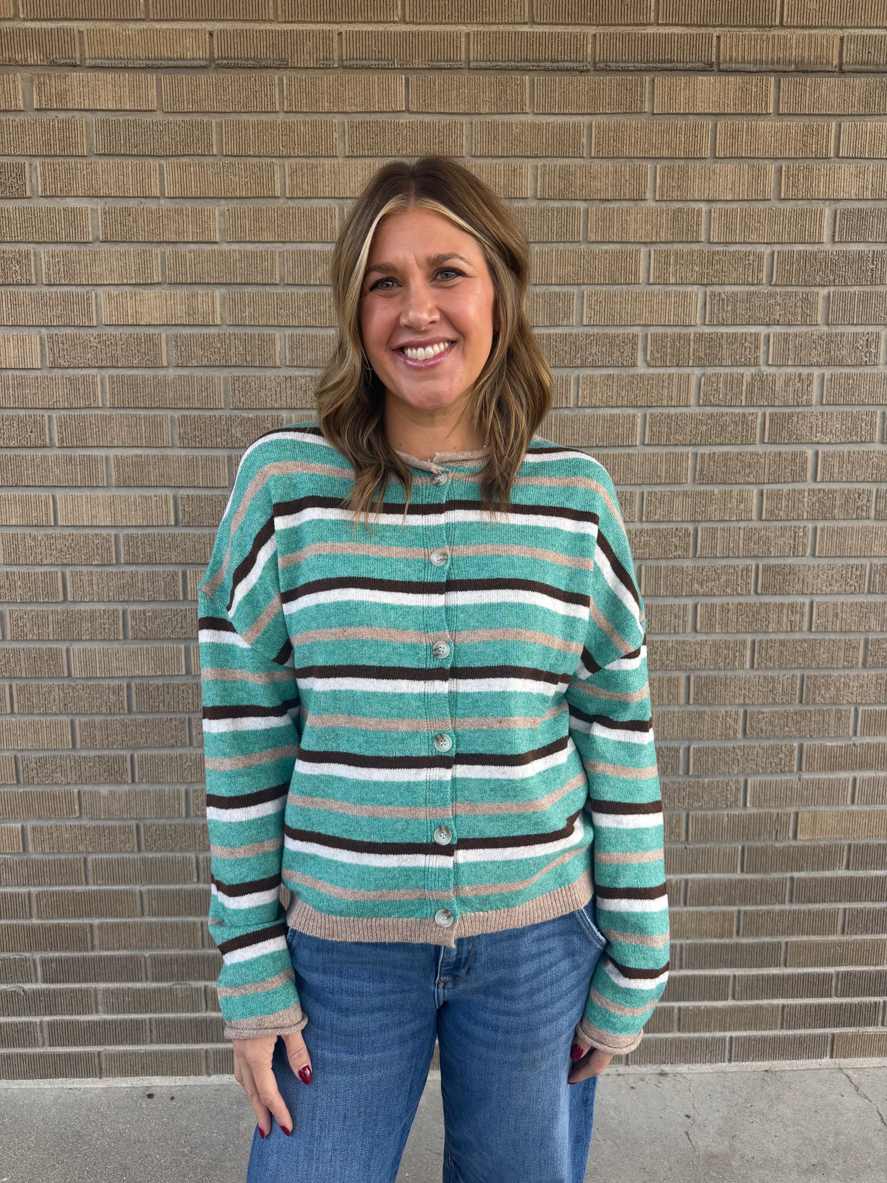 Autumn Stroll Stripe Cardi