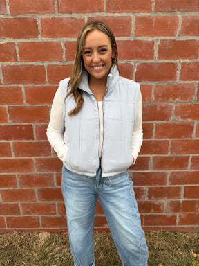 Brina Vest - Light Denim