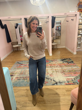 Oat Milk and Carmel Sweater