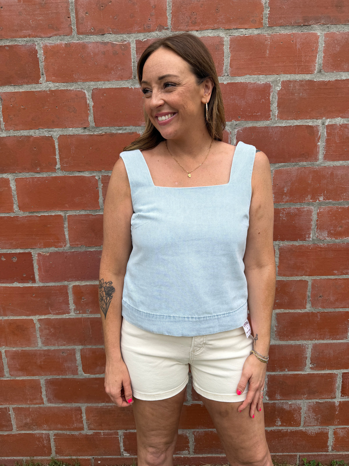 Isla Denim Tank