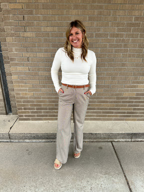 It Girl Ribbed Top - Ivory