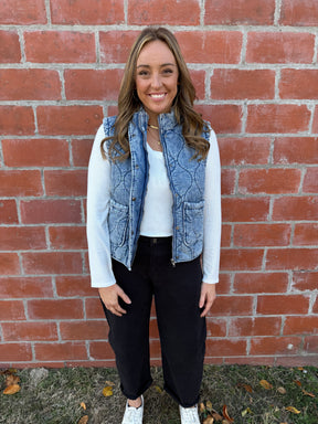 Denim Daydreams Vest